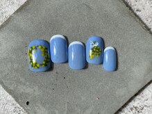 カラ ネイル 中津店(calla nail)/フレンチミモザネイル