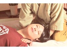 首肩そして頭。全て緩めます