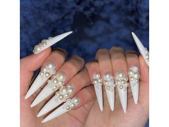 ココネイル 池袋(coco nail)/チップワンカラーパール付け放題