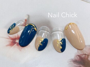 ネイルチックコウベ 銀天街店(Nail Chick kobe)/変形フレンチネイル
