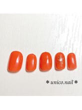 アトリエネイルウニコ (atelier nail unico)/オレンジ