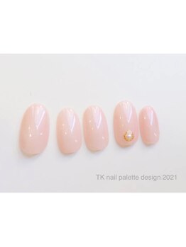 ティーケーネイルパレット/ワンカラー シンプルコース