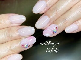 シアーなニュアンスネイル