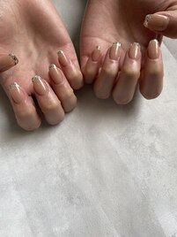 キラキラガーリーガラスフレンチ