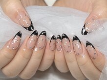 エン(enn)/#フレンチ#ドットネイル