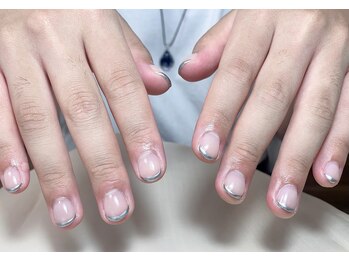 ビーユー 大宮(B U)/メンズネイル/フレンチ