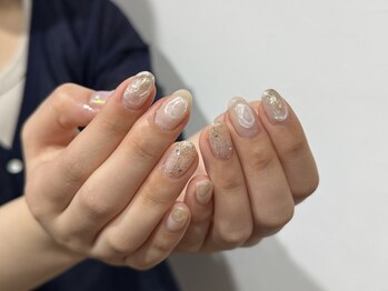 プチナノ(petitnano)/【rina】ニュアンスネイル