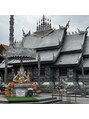 あしつぼタイ古式の店 シン(心) チェンマイのお寺