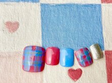 ネイルサロン&スクール ジーナ(GINA)/チェックネイル