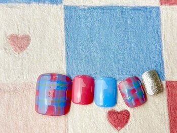 ネイルサロン&スクール ジーナ(GINA)/チェックネイル