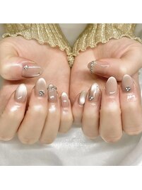 マググラデーションネイル♪