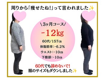 ビオ整体院 犬山院/ ダイエット実績(痩身/整体)