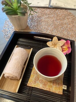 リアンドココ(Reand coco)/施術後はお茶でほっこり