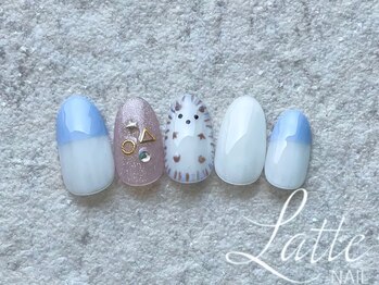 ラテネイル(Latte Nail)/animal design