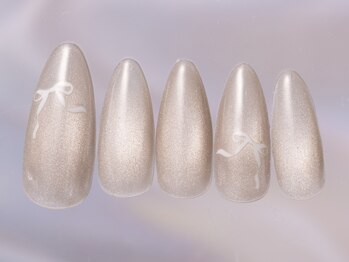 ジェミーネイル シンジュク(Jemiy nail shinjuku)/キラキラうるマグリボン¥5980