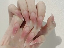 ブイピーネイル 新大久保(VP nail)/長さだし&チークネイル