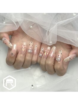 レディスペネイル ノウラ 名駅店(Redispe nail NouRa)/ガーリーネイル
