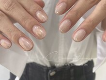 BLabo eyelash&nail 鹿児島中央駅店【まつげパーマ/眉毛/マツエク/ネイル】/シンプル持ち込みデザイン