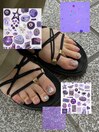 パープルフットネイル