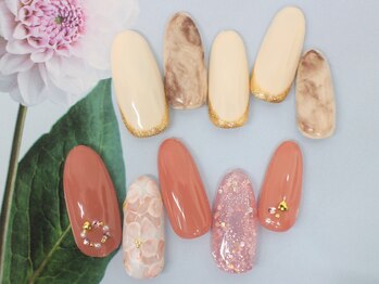 ネイルサロンセレーネ(Selene)/大理石の大人ネイル