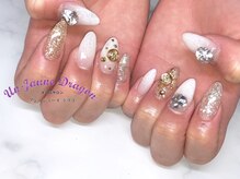 アン ジョーヌドラゴ/【ロングネイル】ホワイトネイル