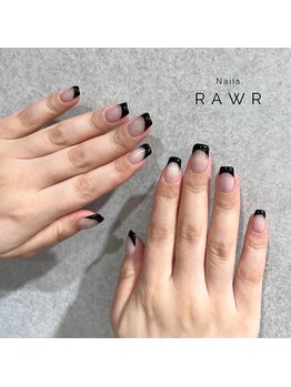 ネイルズロアー(Nails.RAWR)/ワンホンフレンチネイル