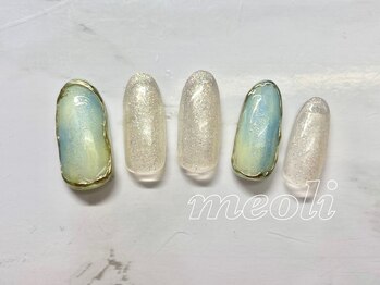 ミオリィ(meoli)/ワンカラー＋ニュアンスアート