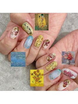 ネイル アトリエ コモード(nail atelier Comodo)/ペイント [名画]