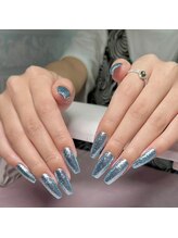 キアラネイルサロン/チップ長さだしワンカラー 