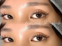 フロムネイルアンドアイラッシュ 神戸三宮(from nail&eyelash)/LEDエクステ/130本＊