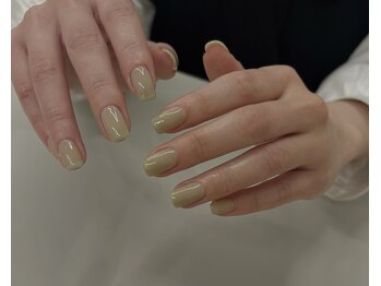 ハンドワークネイル(handworknail)/肌なじみくすみワンカラー