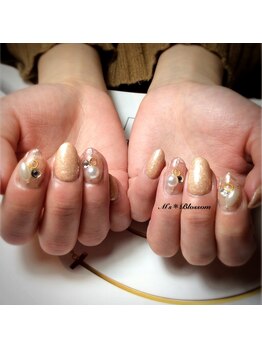 ネイルサロンアンドスクールエムズブロッサム(Nailsalon & school M's Blossom)/ジェルアート込コース