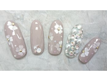 定額ネイル6600円