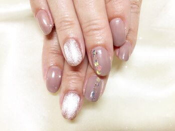 ウィズ フェリーク/秋冬グレーネイル