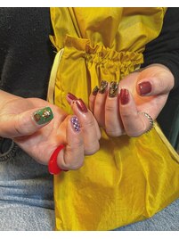 ワンカラー＋アート5本