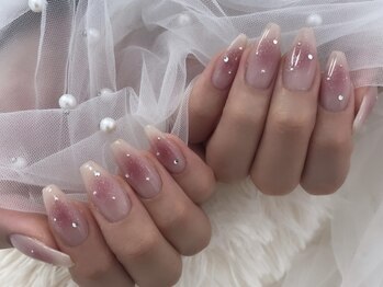 【miuネイル】チークネイル