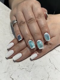 《hand》マグネットネイル