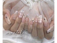 アミュレット 天王寺店(amulet)/ピンクガーリーネイル