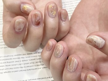 秋のニュアンスネイル