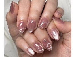 ハートマグネットネイル