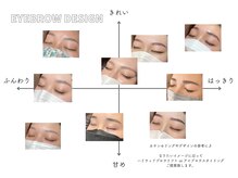 アイラッシュアンドネイル専門店 クラル 茅ヶ崎店(CURAR)/アイブロウカラーチャート