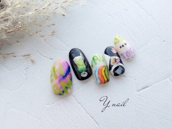 ワイネイル(Y.nail)/ポップデザインネイル