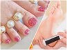【橋口指名/FOOTジェル＋ケア】足裏角質除去＋ワンカラーorラメ◆16500円→