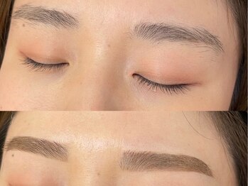 シーンスタジオ 二子玉川店(SSIN STUDIO)の写真/【難しいまつ毛・癖ある眉毛のお悩みにも◎】新規アイブロウスタイリング(wax+メイク仕上げ)¥4000