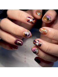 haruka nail × ハロウィン