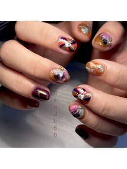 haruka nail × ハロウィン