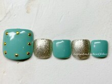 フェリーチェ(nail salon＆school felice)/フットネイル/定額制8800円/瑞江