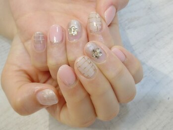 ラルネイル 大宮(Lull. nail)/*ピンク*チェック*