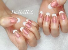 ユーネイルズ 恵比寿(Yu.NAILS.)/オーロラフレンチネイル