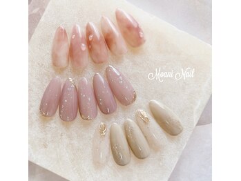 モアニネイル 岡山駅前(Moani Nail)/ニュアンス定額デザイン￥7,900